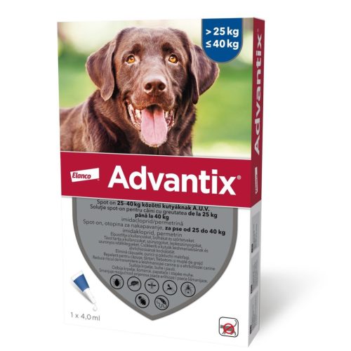 ADVANTIX DOG 25-40 KG 1X4,0 ML