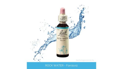 Nr.27. Bach-virágeszencia: Rock water - Forrásvíz 20ml