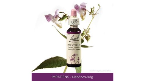 Nr.18. Bach-virágeszencia: Impatiens - Nebáncsvirág 20ml