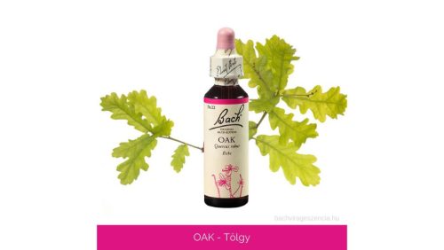 Nr.22. Bach-virágeszencia: Oak - Tölgy 20ml