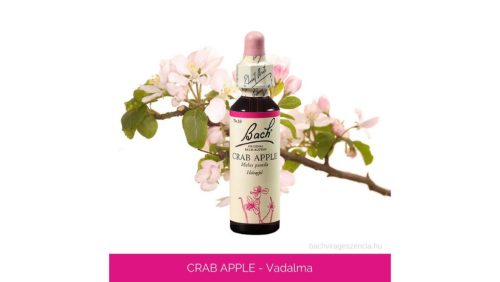 Nr.10. Bach-virágeszencia: Crab Apple - Vadalma 20ml