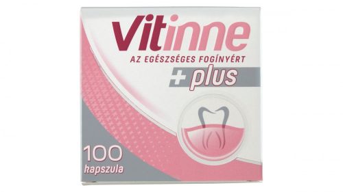 Vitinne Plus étrend-kiegészítő kapszula az egészséges fogínyért 100 db 33,6 g