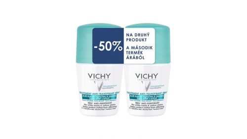 Vichy Foltmentes izzadságszabályozó golyós dezodor 2x50 ml