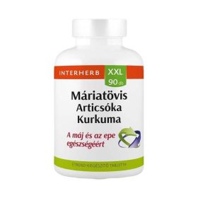   Interherb XXL Máriatövis & articsóka & kurkuma tabletta 90x