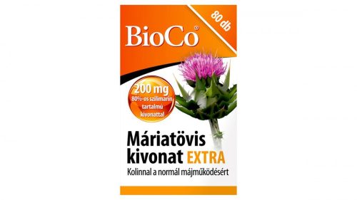 BioCo Máriatövis kivonat Extra filmtabletta 80 x 1,145 g (91,6 g)