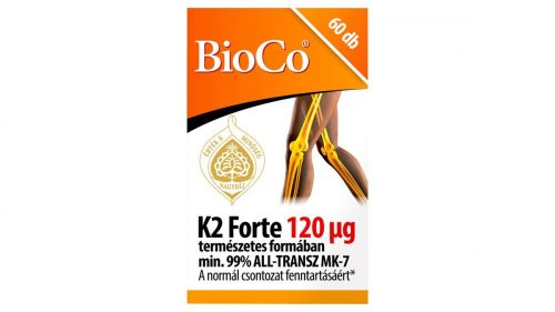 BioCo K2 Forte 120 µg étrend-kiegészítő tabletta 60 x 0,3 g (18 g)