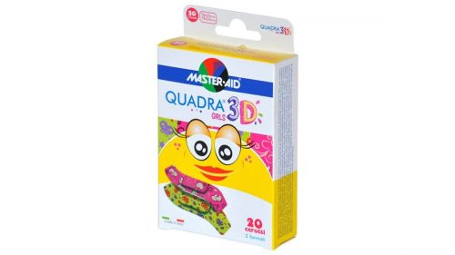 MASTER AID Quadra 3D sebtapasz girls  20x