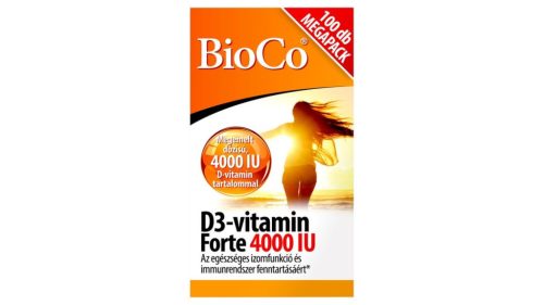 BioCo D3-vitamin Forte 4000 IU Megapack tabletta 100 x 0,3 g (30 g)