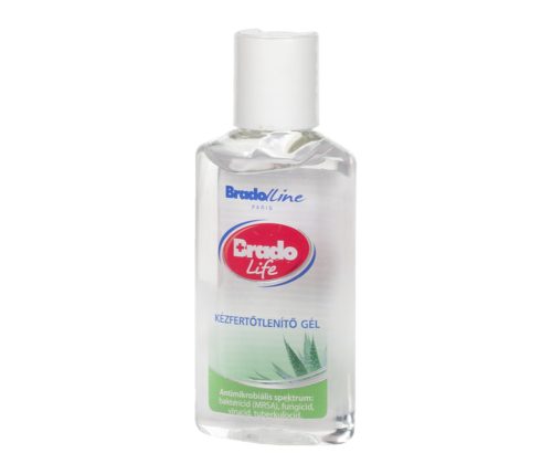 Bradolife kézfertőtlenítő gél Aloe Vera illattal 50ml