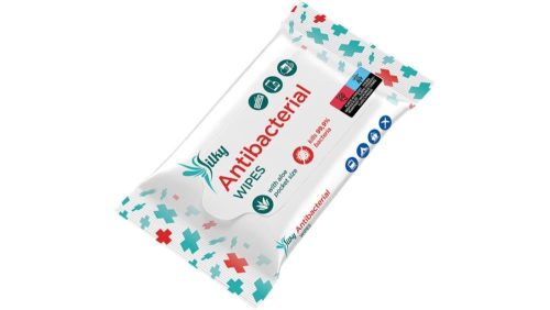 Silky antibakteriális kézfertőtlenítő törlőkendő 10x