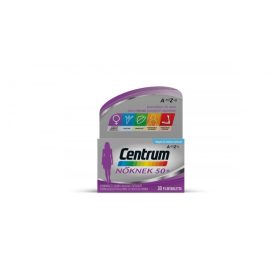   Centrum Nőknek 50+ vitaminokat, ásványi anyagokat tartalmazó étrend-kiegészítő készítmény 30 db 49 g