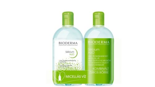 Bioderma Sébium H2O Arclemosó Oldat Duo 500Ml