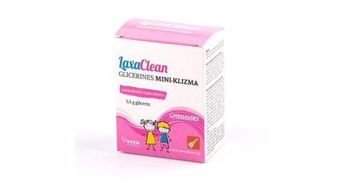 LaxaClean glicerines mini klizma gyerekeknek 6x6g