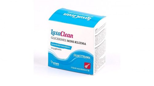 LaxaClean glicerines mini klizma felnőtteknek 6x9g