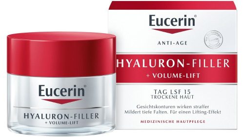 Eucerin Hyaluron-Filler+Volume Lift Nappali Arckrém Normál Kombinált Bőrre 50Ml