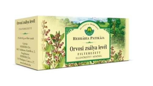 Orvosi zsályalevél filteres HERBÁRIA 25x0.8g