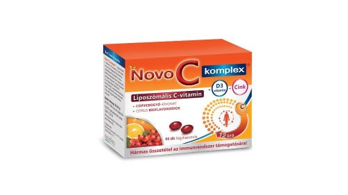 Novo C Komplex liposzómás C+D3+Zn kapszula 60x