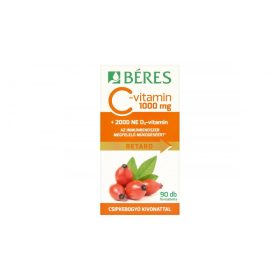   Béres C-vitamin 1000 mg retard filmtabletta csipkebogyó kivonattal 90 db 128 g
