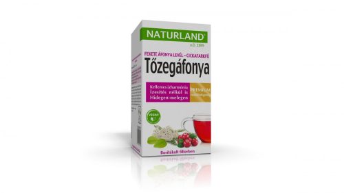 Naturland Prémium Tőzegáf+fekeáf.+cicka tea  20x1 2g