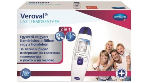 Lázmérő Veroval 2in1 fülön és homlokon mérő Hartm. 1x