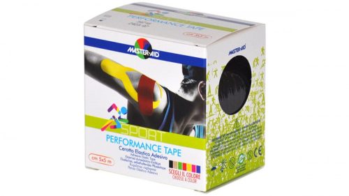 MASTER AID Sport tapasz 5cmx5m fekete 1x