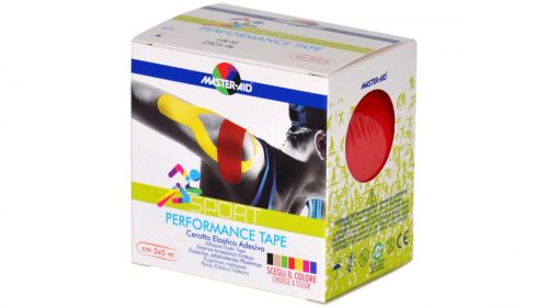 MASTER AID Sport tapasz 5cmx5m piros 1x