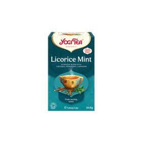 YogiTea Bio Édesgyökér menta 17x