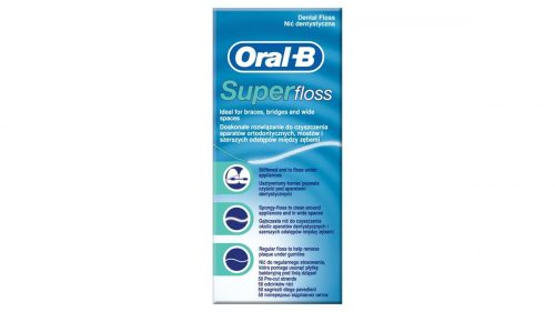 Oral-B fogselyem Super Floss mint  1x