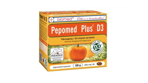 Biomed Pepomed Plus D3 vit kapszula 100x