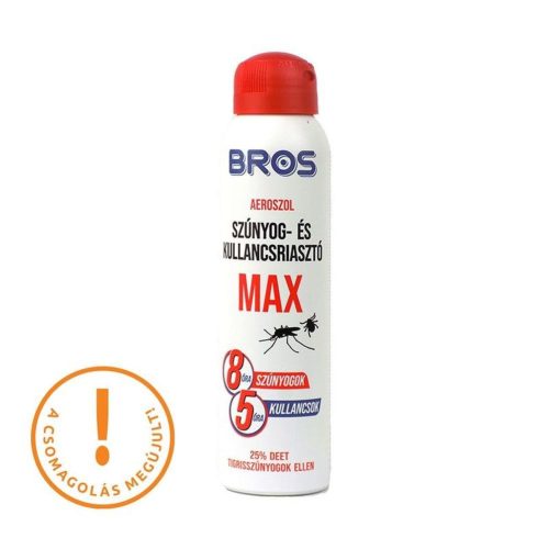 Bros Max szúnyog- és kullancsriasztó aeroszol 90ml