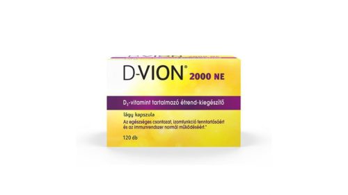 D-Vion D3 vitamin 2000 NE kapszula 120x