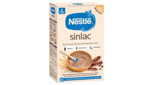Nestlé Sinlac rizs és szentjánoskenyérmag alapú pép 6 hónapos kortól 650 g