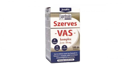 Jutavit Szerves Vas Komplex 18 mg Forte tabletta 100x