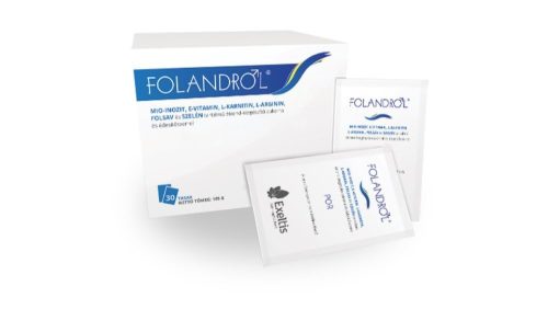 Folandrol folsav szelén étrendkiegészítő por 60x
