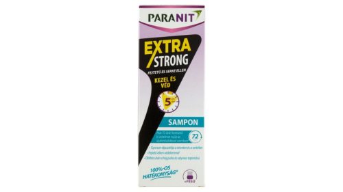 Paranit Extra Strong sampon fejtetű és serke ellen + fésű 200 ml