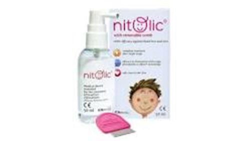 Nitolic spray + tetűeltávolító fésű 50ml