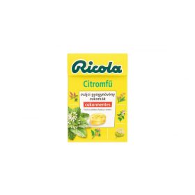 Ricola Citromfű Gyógynövényes Cukorka 40g
