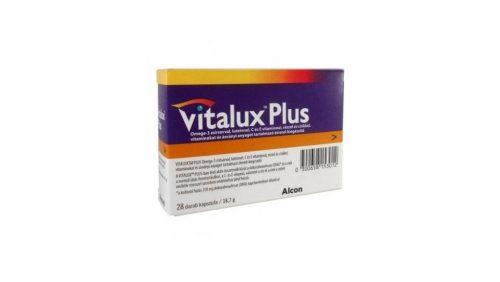Vitalux Plus Omega-3 lutein 10 mg étrendk.kapszula 28x