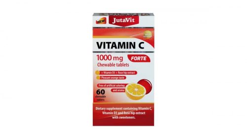 JutaVit C-vitamin 1000mg Forte rágótabletta 60x
