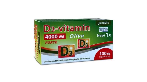 JutaVit D3-vitamin 4000 NE Oliva forte kapszula 100x