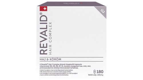 Revalid Hair Complex étrendkiegészítő kapszula 180x