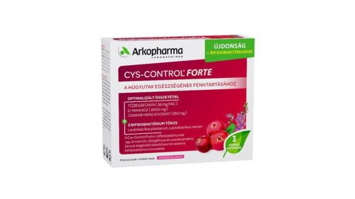 Cys-Control Forte D-mannóz+ bifido étrendkieg. por 15x