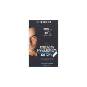   Interherb Kollagén & Hyaluronsav for Men étrend-kiegészítő kapszula férfiakra szabva 30 db 18,6 g