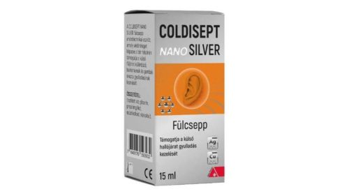 Coldisept NanoSILVER fülcsepp 15ml