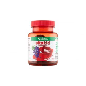  Béres VitaKid Vas cukormentes gumitabletta étrend-kiegészítő 30 x 3 g (90 g)