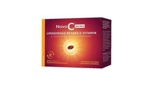Novo C Plus Forte liposzómás retard C-vitamin lágykapszula 60x