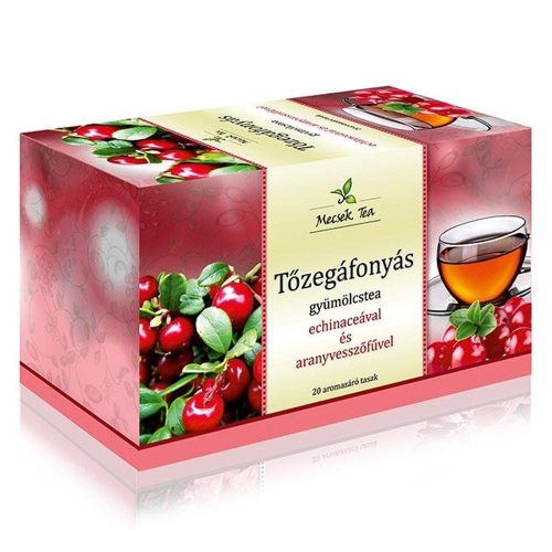 Mecsek Tőzegáfonyás filteres gyümölcstea 20x