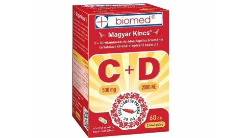 Biomed Magyar Kincs C+ D3-vitamin kapszula 60x