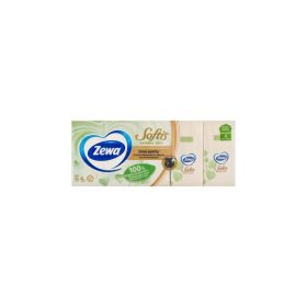ZEWA Softis Natural Soft papírzsebkendő 10x9db