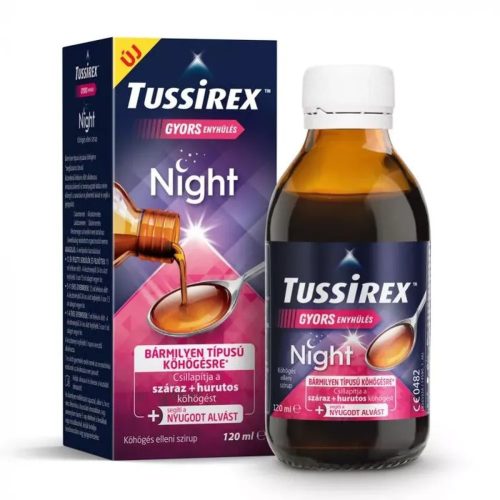 TUSSIREX Night köhögéscsillapító szirup (120ml)